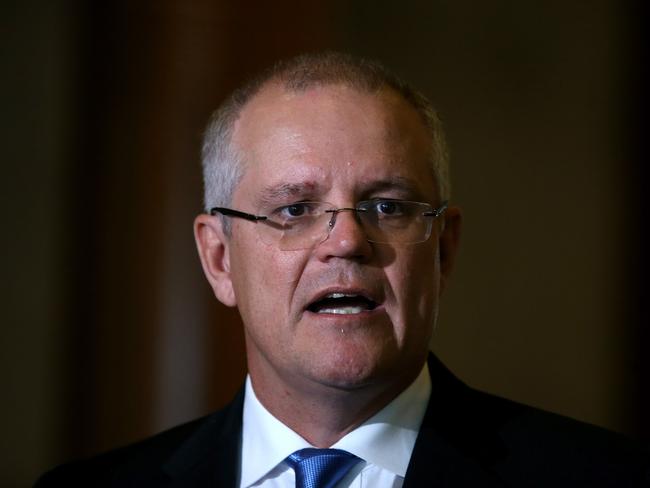 Treasurer Scott Morrison is arguing it isn’t fair to not pay the refund to retirees. Picture: Kym Smith