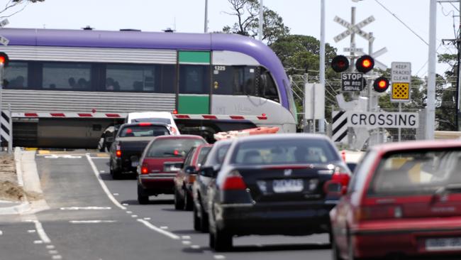 There was chaos at the Sunbury level crossing in Station St on Wednesday evening.