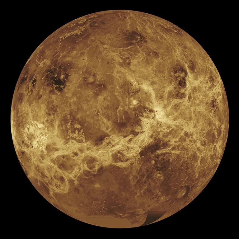 27/04/2009 ARTS: Venus Actual size: 12,104 km in diameter Distance: 108,208,930 km from the sun Mission: Magaellan Source: NASA, JPL Pic. Supplied