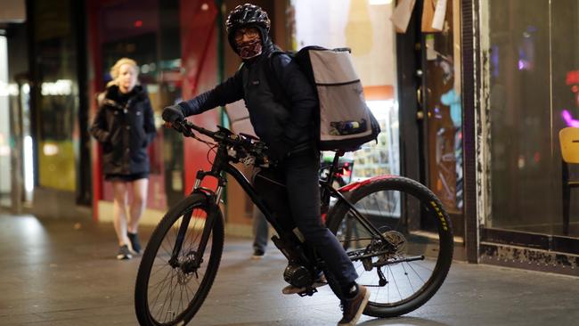 Australians love delivery, but at what expense? Picture: Christian Gilles