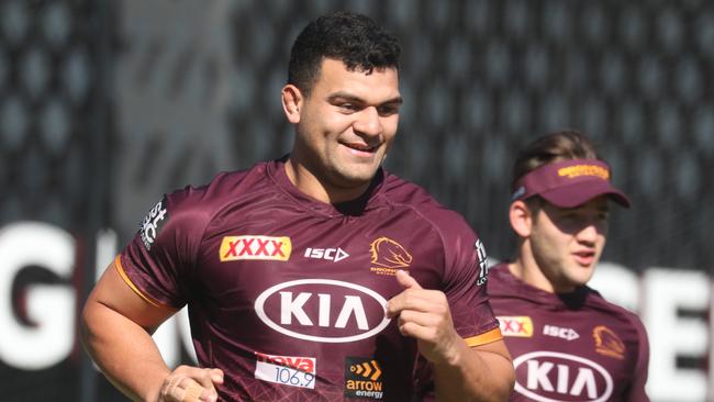 David Fifita was one of 10 players at the pub