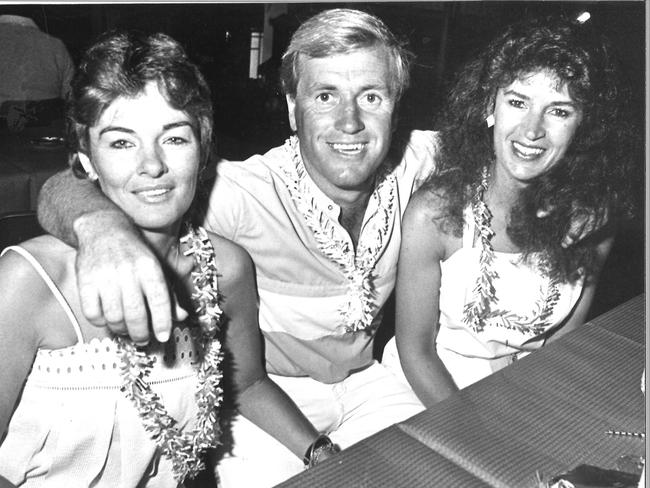 Enjoying NYE 1983 at the Palais were Cheryl and Geoff McMahon and Anna Eastwood