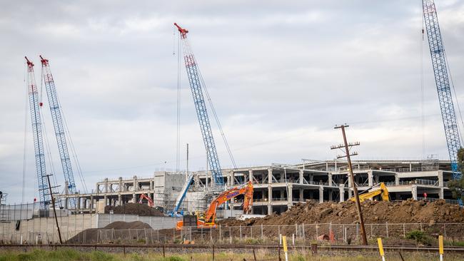 The Amazon facility in Craigieburn. Picture: Jake Nowakowski