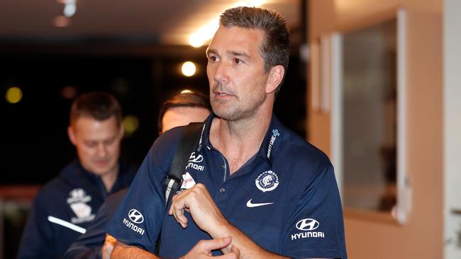 Stephen Silvagni now wears St Kilda colours. Photo by Michael Willson/AFL Media/Getty Images.