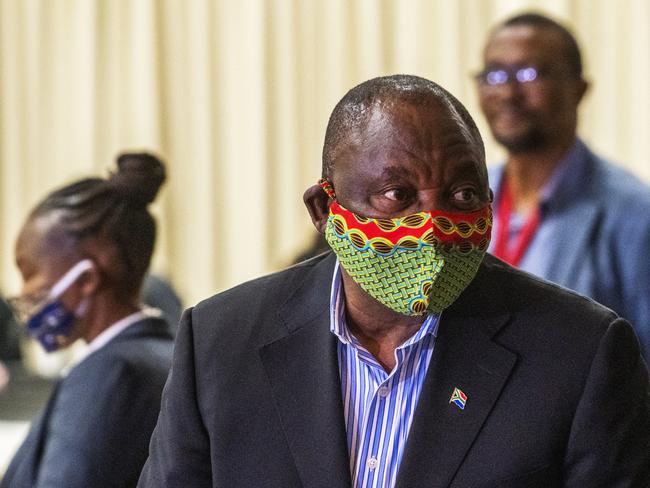 South African President Cyril Ramaphosa. Picture: AP