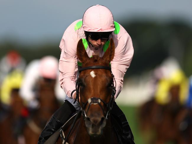 ASCOT, ENGLAND - JUNE 20: Ryan Moore riding Vauban wins The Copper Horse Handicap  during day one of Royal Ascot 2023 at Ascot Racecourse on June 20, 2023 in Ascot, England. (Photo by Alex Pantling/Getty Images)