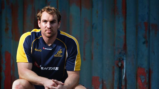 Rocky Elsom during his time as Wallabies captain. Picture: Megan Slade