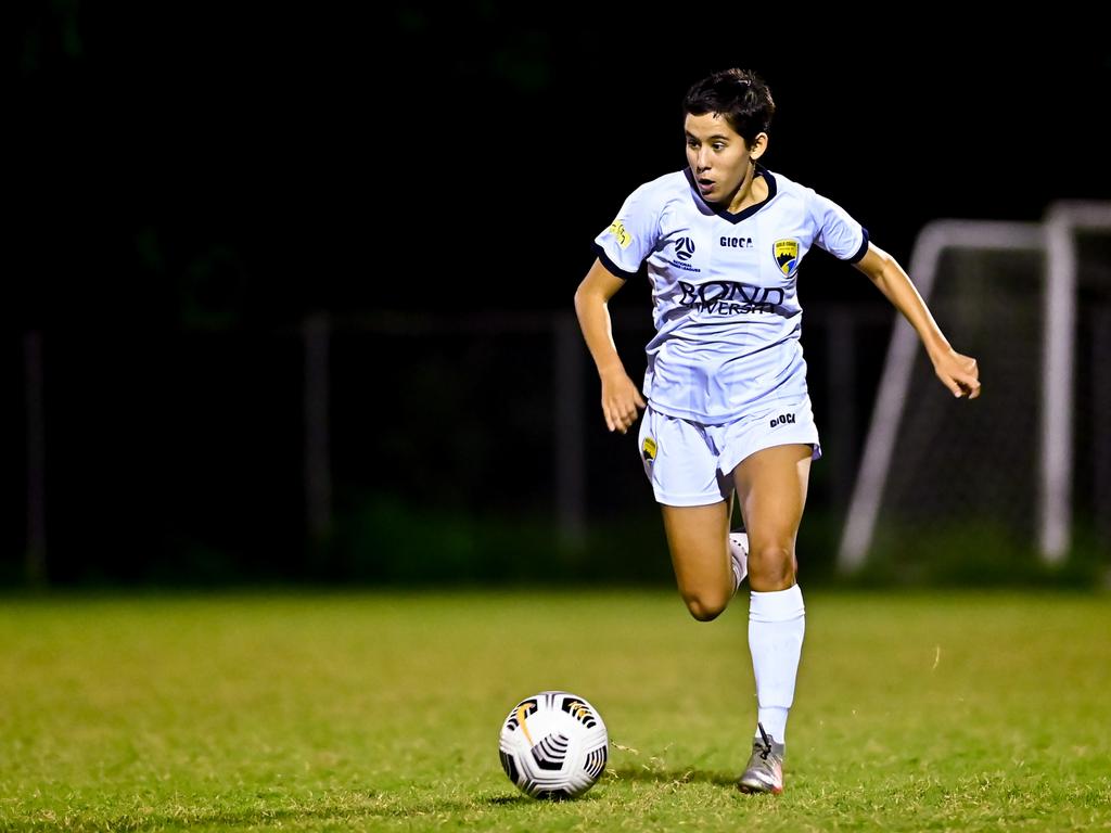 Gold Coast United winger Kira Richards-Bassett. Photo: Kyoko