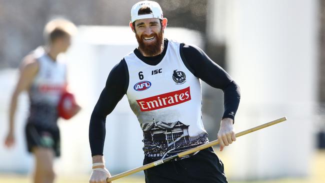 Tyson Goldsack is pushing to return for Collingwood. Picture: Getty Images