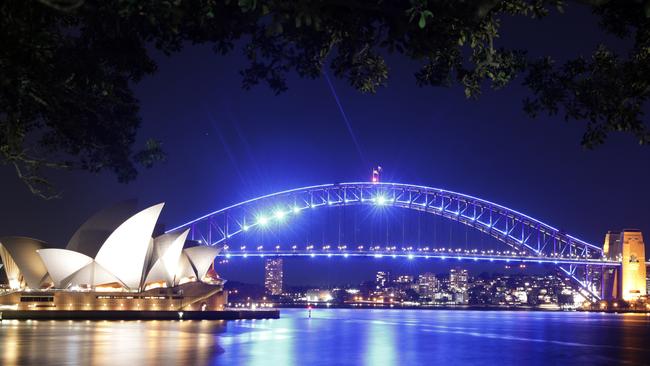 Sydney’s Opera House and Harbour Bridge are Australia’s most globally-recognised structures. Picture: Christian Gilles