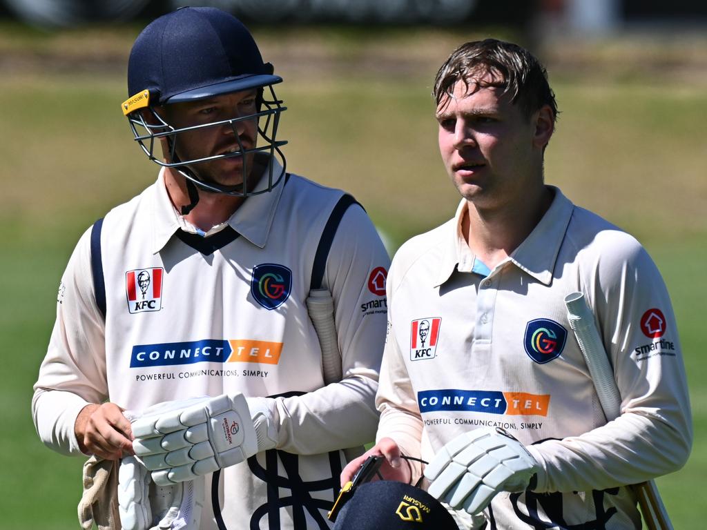 Lachie Sperling and Michael Grohmann both hit half centuries. Picture: Wes Cusworth