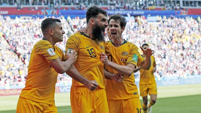 The Socceroos are the nation’s most popular team. Picture: Toby Zerna