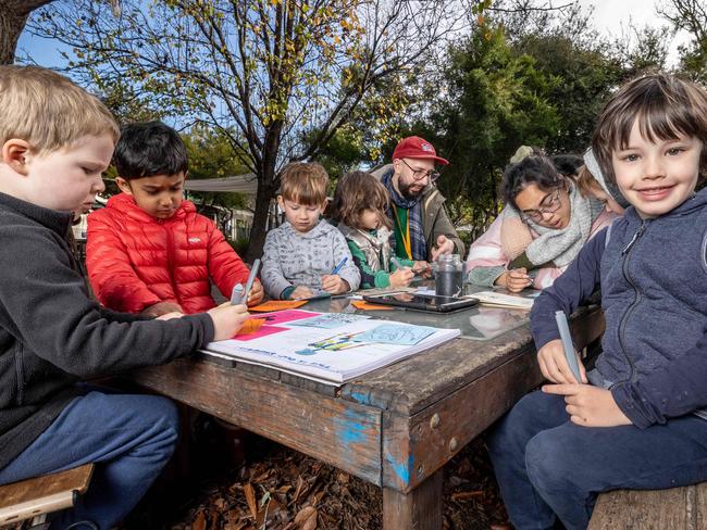 150 trainee teachers will be mentored to gear them up for full time work at kindergarten and pre-prep under Labors $9bn overhaul of the states childcare system.Early Childhood and Pre Prep Minister Ingrid Stitt visits Gowrie Victoria in Carlton. Picture: Jake Nowakowski