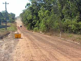 ROUGH RIDE: Paul Wright heading down Florda Red road. Picture: Tim Jarrett