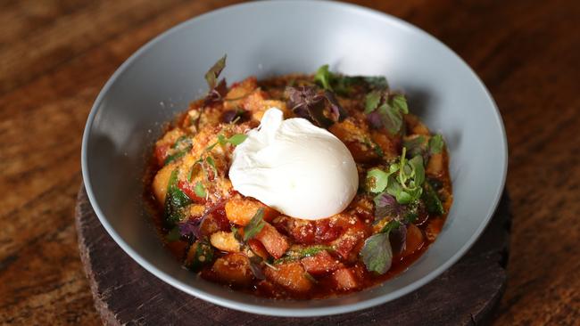 Farmhouse, Kedron, Breakfast Gnocchi. Picture: Peter Wallis