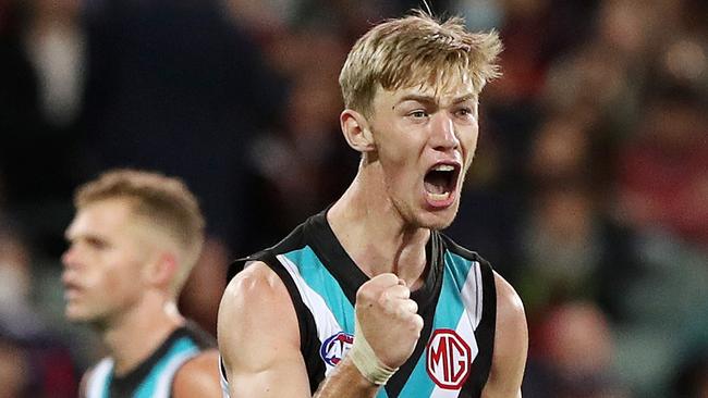 Todd Marshall kicked five goals. Picture: Getty Images