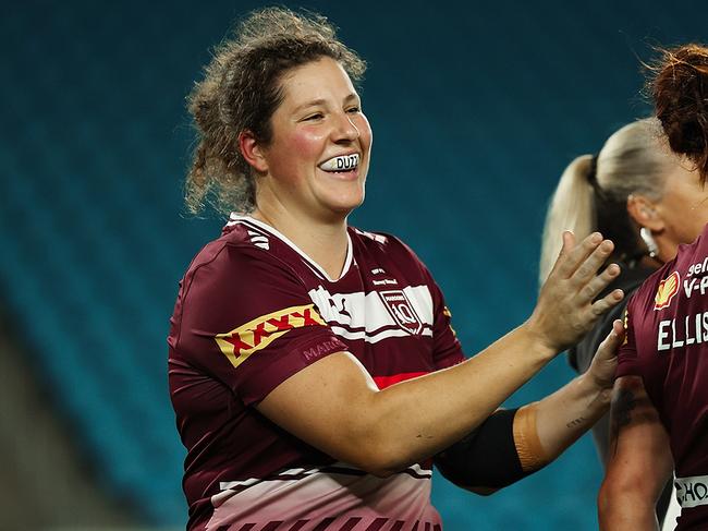 Chelsea Lenarduzzi is in the Maroons side. Picture: QRL.