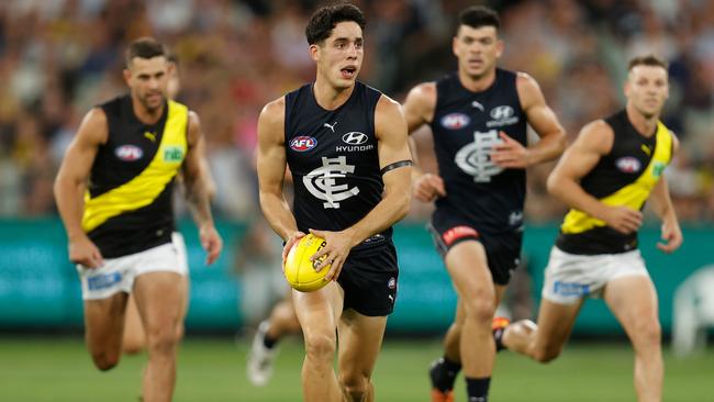 Adam Cerra will miss this week’s clash with the Western Bulldogs. Picture: Getty Images