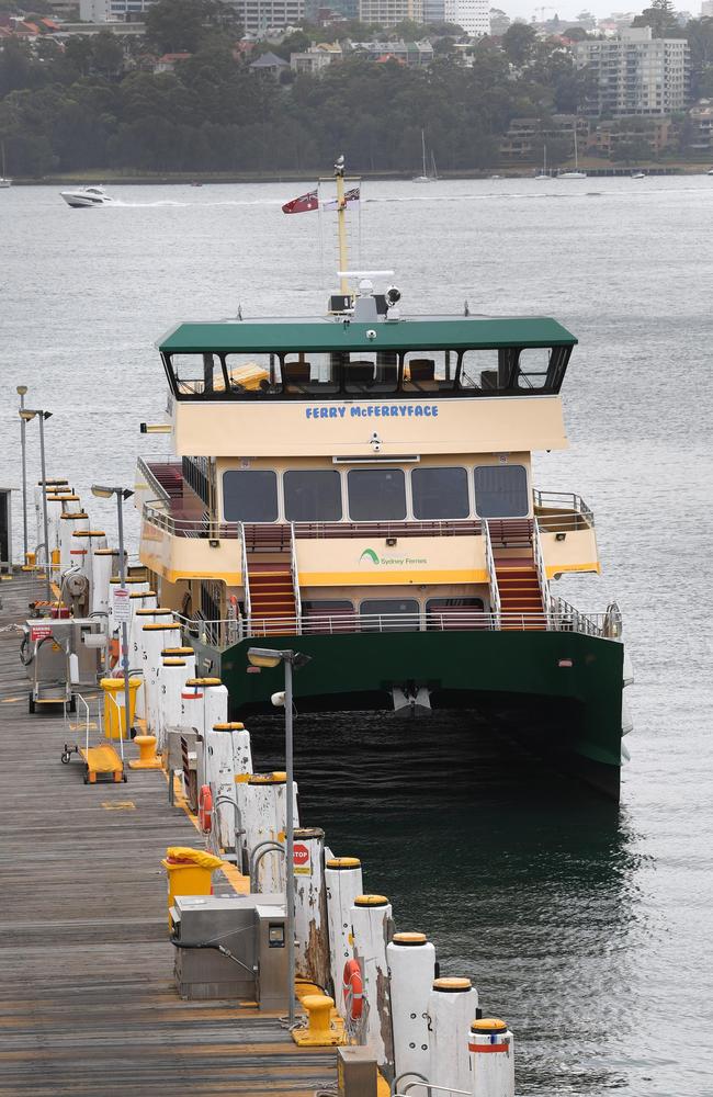 The new ferry’s name has left the government and public divided. Picture: Simon Bullard