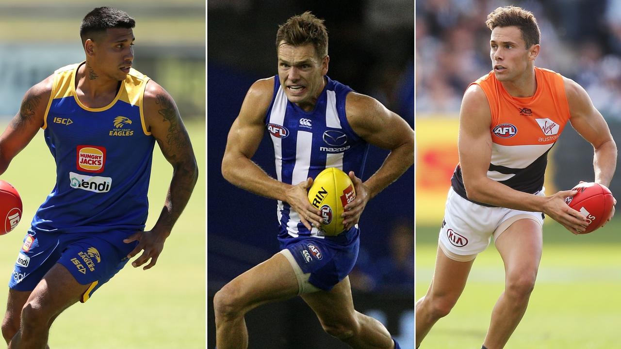 Champion Data list ratings: Featuring Tim kelly's West Coast, Shaun Higgins' North Melbourne and Josh Kelly's Giants.