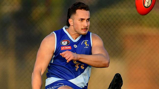 Jamie Koutoufides in action for Reservoir. Picture: Josh Chadwick