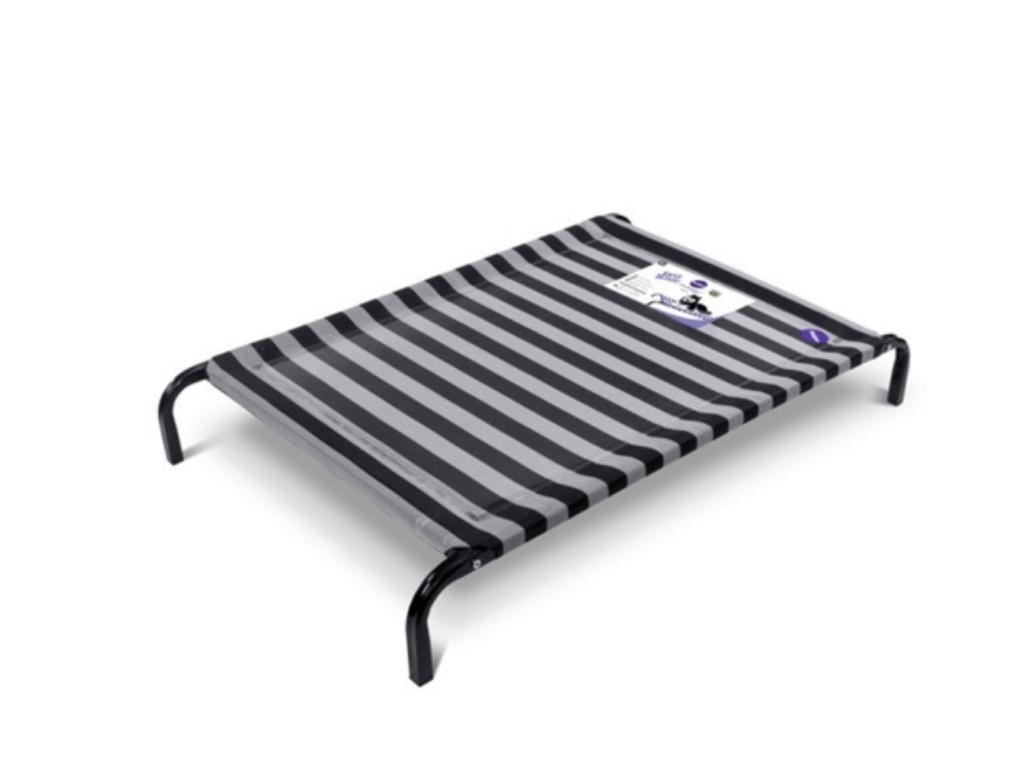 Kazoo Daydream Dog Bed Classic Black Stripe. Picture: PetCulture.