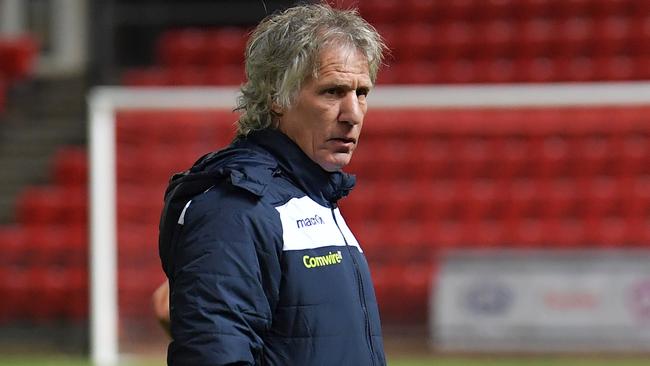 Gertjan Verbeek has called for more reinforcements at Adelaide United. Picture: Mark Brake/Getty Images