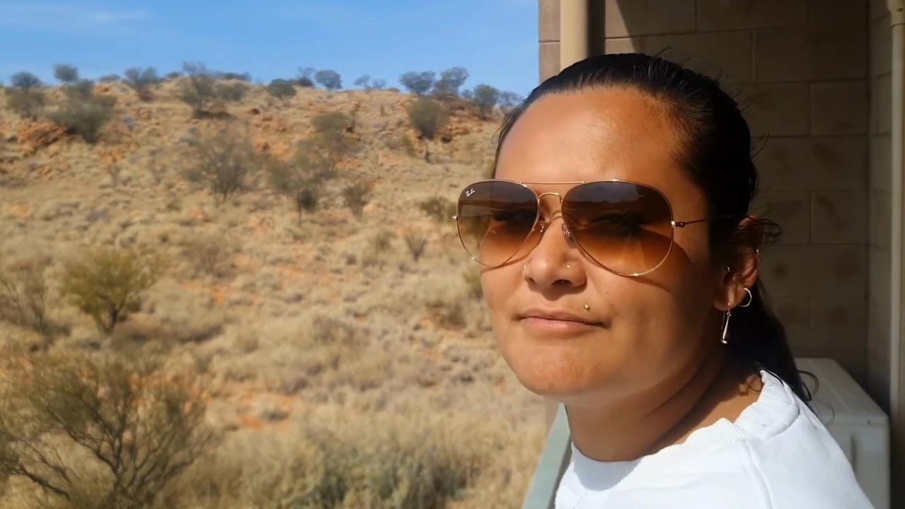 30-year-old Territory mum Angie Fuller was last seen pulling up at a truck stop north of Alice Springs, on Monday, January 9, 2023.