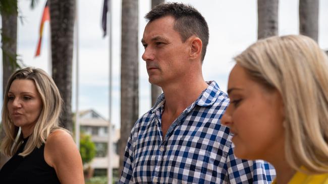 Michael Burbidge arrives at the Darwin Local Court on Thursday. Picture: Pema Tamang Pakhrin