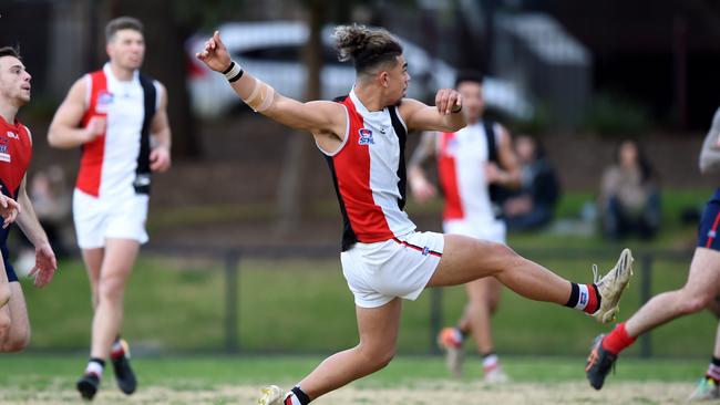 St Kilda City’s Tyrell Lafituani hopes to advance to the VFL.