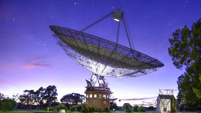 The Dish at Parkes played an integral role in broadcasting the Apollo 11 Moon landing to the world. Picture: Noel Barber