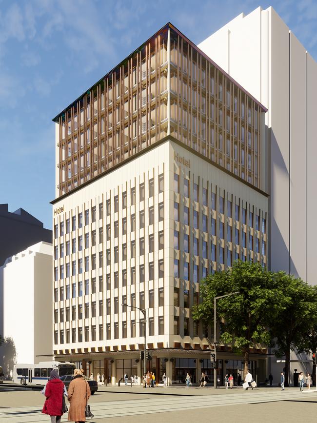 The final render of 75 King William St. Picture: Loucas Zahos Architects