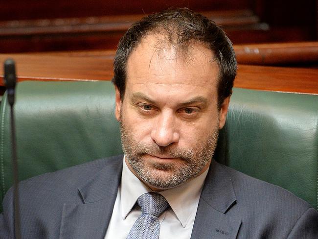 Liberal-turned-independent MP Geoff Shaw has been suspended from Victorian parliament. Picture: Nicole Garmston