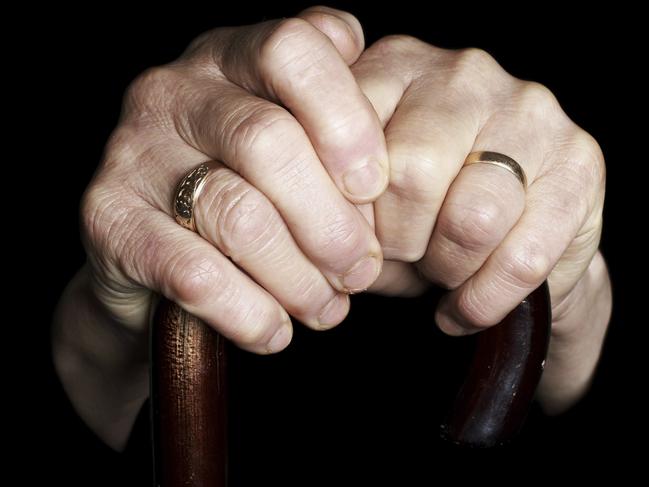 An old lady's hands in generic photo for Aged Care.