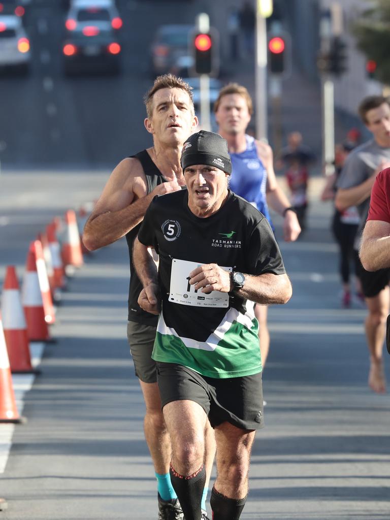 Competitors running in the 2019 City to Casino. Picture: LUKE BOWDEN