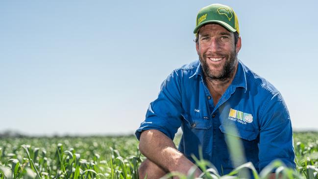 Dan Hayllor says drilling has not affected his crops