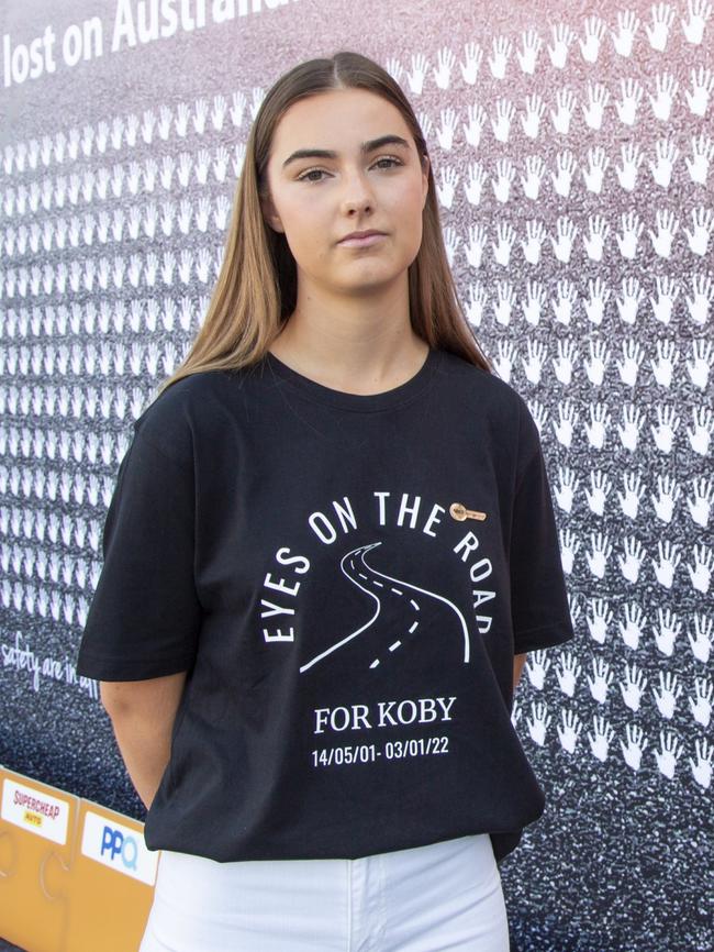 Chelsea Wellman advocates for road safety after Koby’s death.