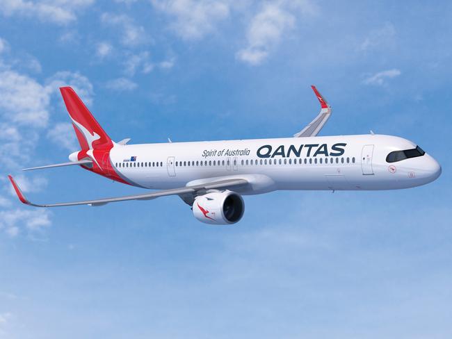 Qantas Airbus planePhoto - QantasEscape 24 July 2022doc holiday