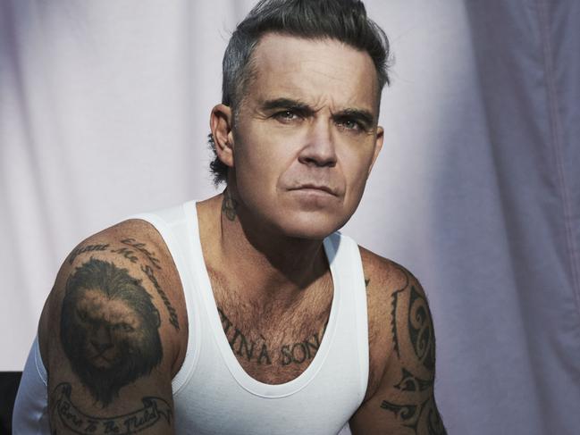 EMBARGO 6am DEC 21. English pop star Robbie Williams. Picture: Supplied.