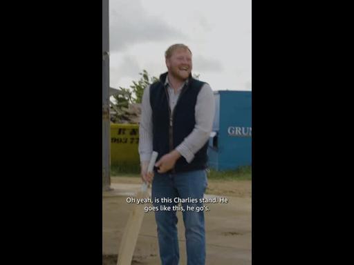 Pat Cummins visits Jeremy Clarkson’s farm
