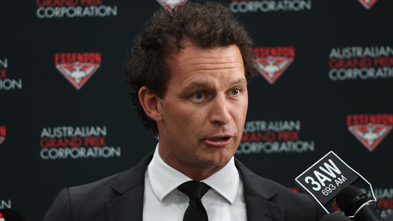 Essendon chief executive Xavier Campbell has welcomed Western United to Tullamarine. Picture: AAP Image/Erik Anderson