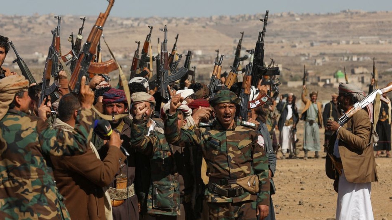 Houthi rebels vowed they would continue attacks in the Red Sea. Picture: Khaled Abdullah/ Reuters