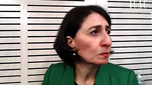 Gladys Berejiklian in the hot seat at ICAC when she was being grilled on the details of her relationship with former boyfriend Daryl Maguire.