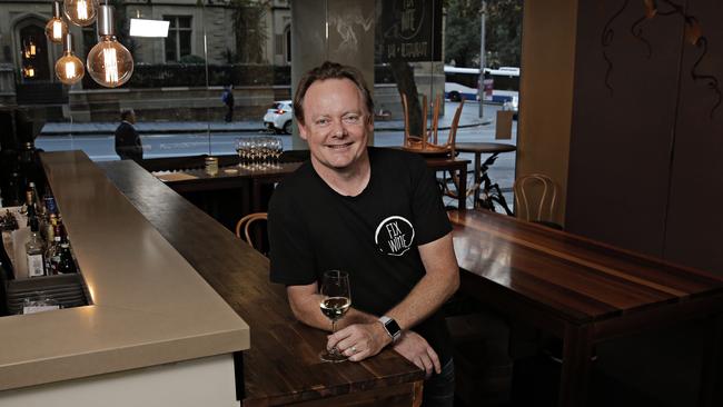 ‘If you’re going to keep shouting at the government “You’re getting it wrong”, we will lose the option,’ says Fix Wine owner Stuart Knox. Picture: Adam Yip