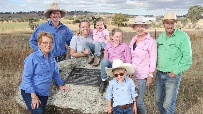 Some of the O’Connor family at Oxton Park. Picture: Yuri Kouzmin