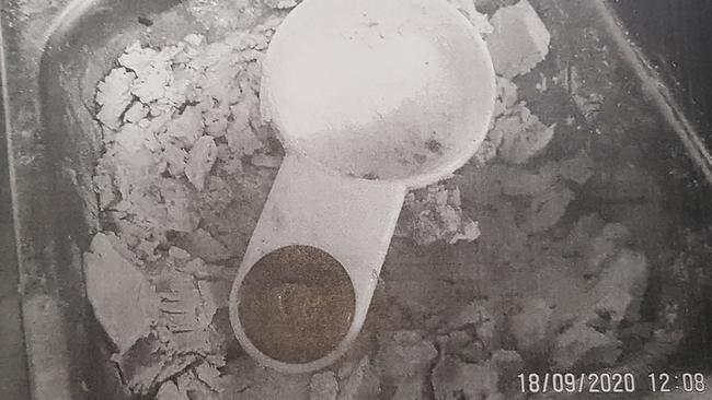 Photos taken by council inspectors of Valentino's Pizza Cafe at Valley View, including mould on fixtures and food, spoiled oysters, spoiled meat and other breaches of the food standards code. Pictures: Adelaide Magistrates Court registry