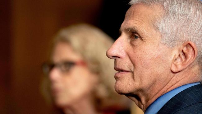 Anthony Fauci, director of the National Institute of Allergy and Infectious Diseases. Picture: AFP