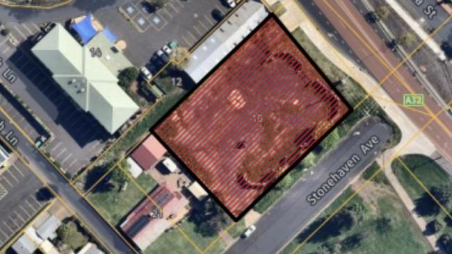 The proposed location of the serviced apartments on exhibition on Victoria St in Dubbo.