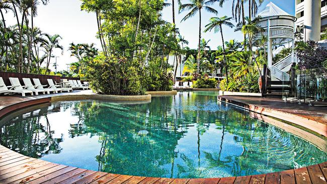 Hotels such as the Rydges Esplanade in Cairns were offering good deals on rooms, according to booking websites. Picture: Escape.