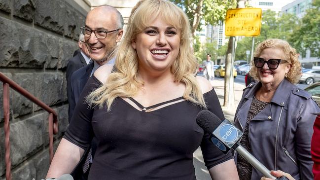 Rebel Wilson has attacked the appeal court’s decision to cut her damages. Picture: AAP Image/Luis Ascui